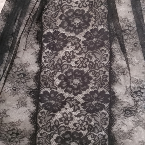 Women's VENUS Eyelash Lace Trim Duster, Size L - Picture 4 of 5